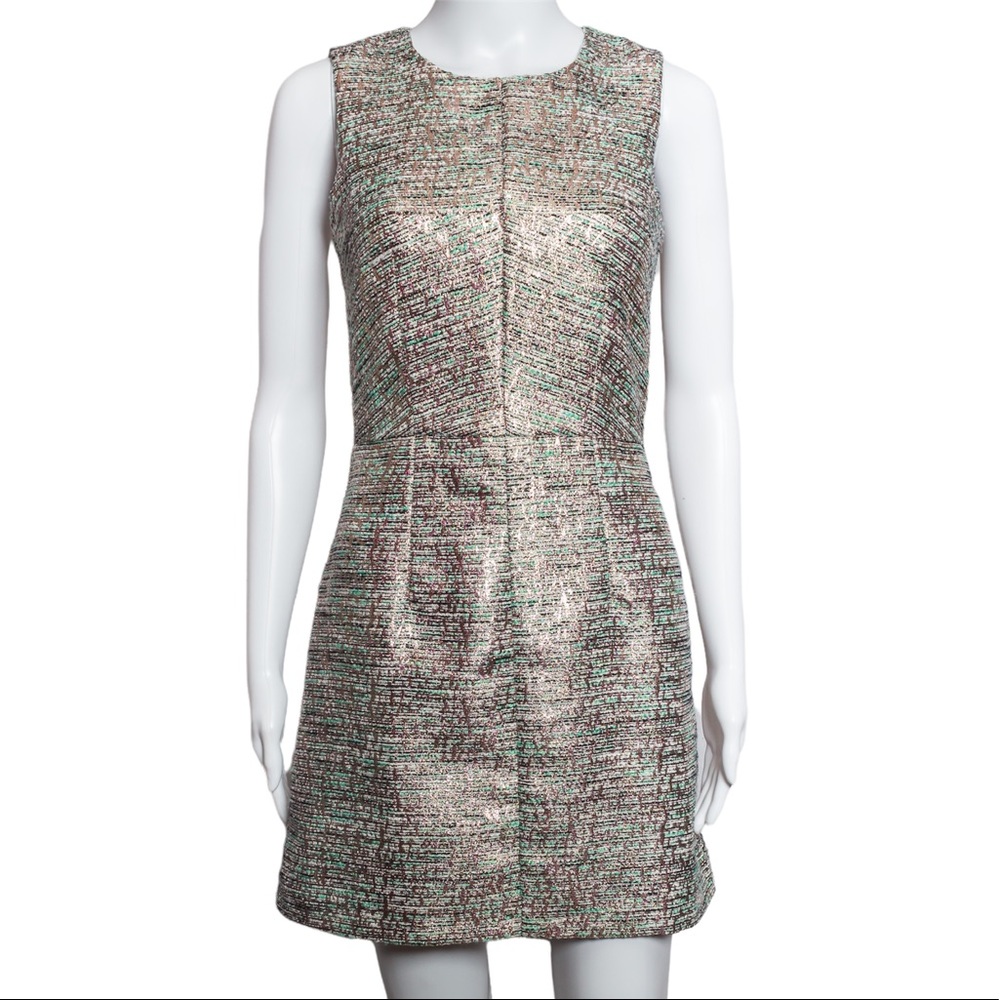 French Connection Sparkle, Shiny Dress. Midi Length. Size 0.